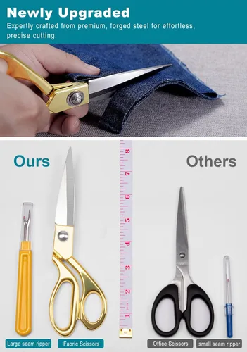 Miniatura 5 de Cebelo - Kit de costura grande para adultos: 232 piezas de suministros de costura para reparación de emergencia de ropa cosida a mano para el hogar