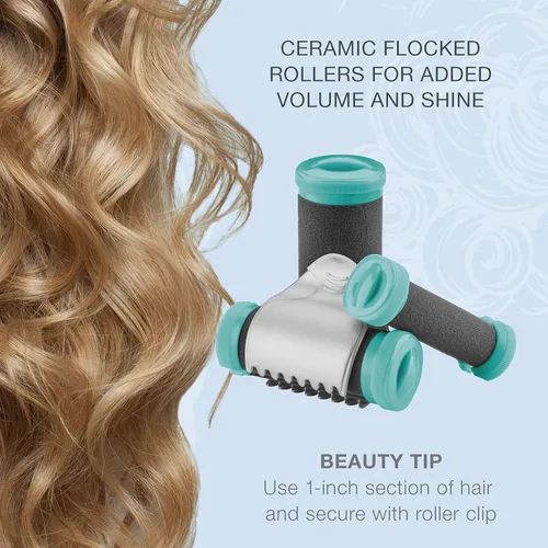 Miniatura 5 de Conair Xtreme Instant Multi-size Hot rodillos de calor con climatizada Clips