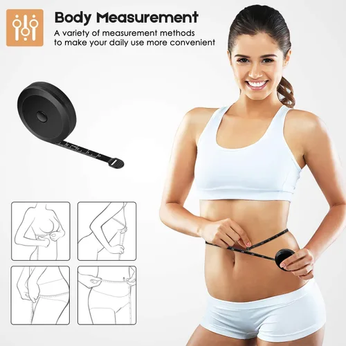 Miniatura 6 de iBayam Paquete de 2 cintas métricas de cinta métrica para coser tela corporal, tela a medida, vinilo para hacer manualidades en casa, reglas