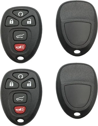 Funda de llave de repuesto Compatible con Chevy Suburban Tahoe Traverse / GMC Acadia Yukon / Cadillac Escalade SRX / Buick Enclave / Saturn Outlook