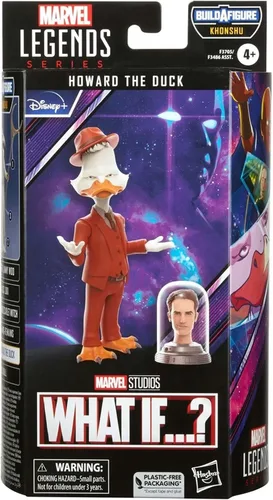 Miniatura 3 de Marvel Legends Series MCU Disney Plus Howard The Duck - Figura de acción coleccionable de 6 pulgadas, 2 accesorios y 1 pieza Build-A-Figure