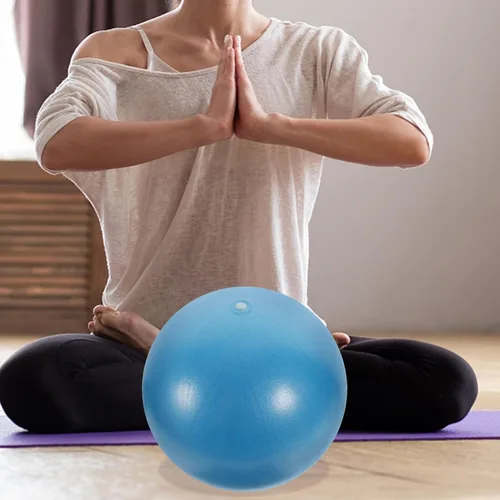 Miniatura 2 de iplusmile Pelota de ejercicio pequeña de Pilates de 9 pulgadas, pelota de entrenamiento para el hogar, fitness, yoga, terapia física con superficie