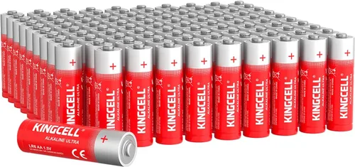 Miniatura 10 de KINGCELL - Paquete de 20 pilas alcalinas AA de alto rendimiento, pilas doble A con vida útil de 10 años y potencia duradera para el hogar