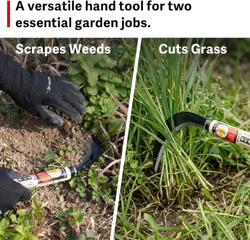 Miniatura 2 de Herramientas de deshierbe Hoz de jardinería [Hecho en Japón] Acero compuesto Jardín japonés Escardador de mano Guadaña de mano
