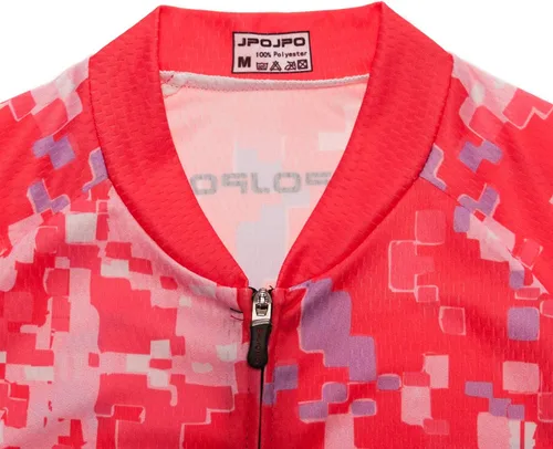 Miniatura 170 de Camiseta de ciclismo para mujer, manga corta y pantalones cortos de ciclismo acolchados para verano