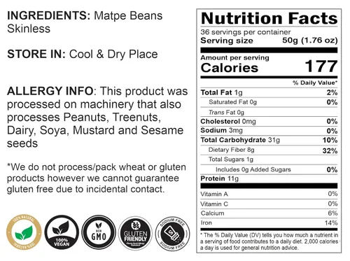 Miniatura 3 de Rani Urid/Urad Gota White (frijoles mate sin piel), lentejas indias 64 onzas (4 libras) 4.0 lbs ~ totalmente natural, apto para gluten, sin OMG