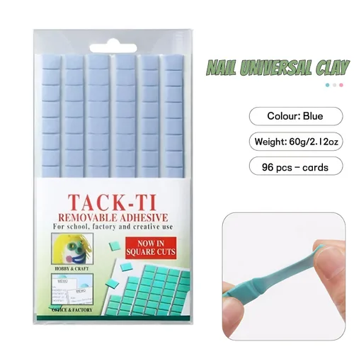 Miniatura 7 de Arcilla reutilizable para arte de uñas, arcilla adhesiva para uñas, puntas de uñas postizas profesionales, herramienta de manicura adhesiva