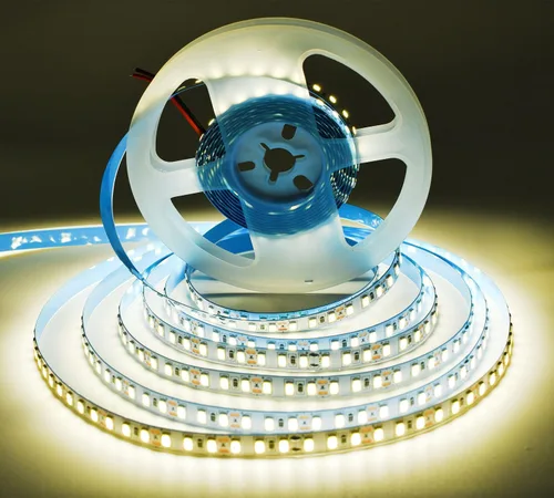 Miniatura 17 de Tira de luces LED AC110-130V, regulable, 10,000 lúmenes, 16.4 pies, SMD 2835, 600 LED, impermeable, IP44, tira de cinta, más brillo que las tiras
