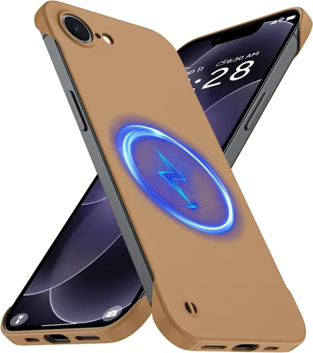 Miniatura 10 de GRECAZO Funda magnética delgada para iPhone 15 Plus de 6.7 pulgadas (2023), ultrafina, ligera, duradera, sin marco, mate, rígida, MagSafe con anillo