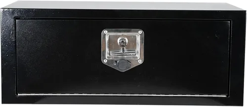 Miniatura 19 de Caja de herramientas de acero para debajo del cuerpo del camión, organizador de caja de herramientas de 18 x 12 x 14 con cerradura y llaves
