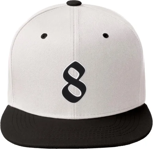 Miniatura 373 de Daxton Gorra clásica con visera de billete plano con letras del alfabeto inglés antiguo de la A a la Z