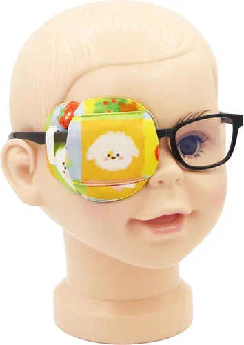 Miniatura 24 de Astropic Parche para ojos de algodón y seda 3D para niños, parche de ojos para niñas para gafas Parche médico para niños con ojo perezoso