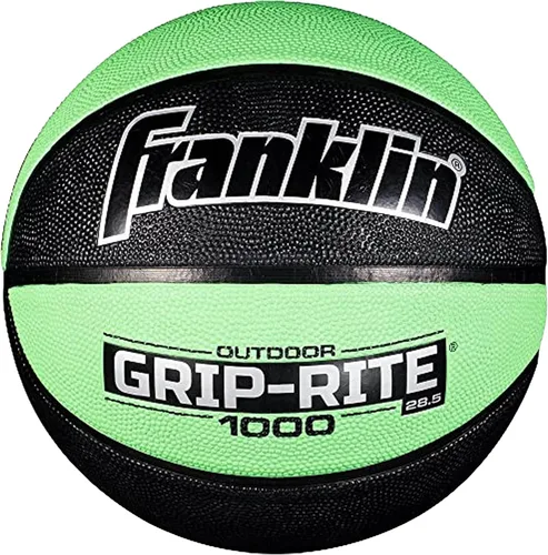 Miniatura 2 de Franklin Sports Grip-Rite 1000 - Baloncesto juvenil duradero de tamaño junior para escuela, campamento, práctica en casa, uso en interiores