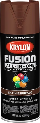 Miniatura 11 de Krylon Fusion - Pintura en aerosol adhesiva todo en uno para uso en interiores y exteriores, 12 onzas, aluminio Icy Grape