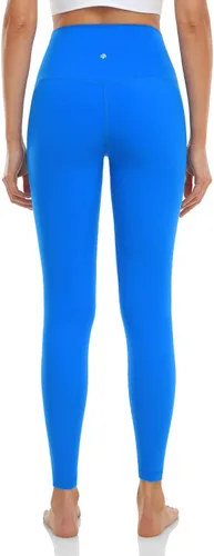 Miniatura 5 de HeyNuts Leggings esenciales, de compresión de cintura alta, pantalones suaves para entrenamiento, pantalones deportivos de yoga de 28 pulgadas