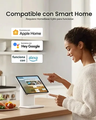 Miniatura 8 de eufy Security SoloCam E42 Kit de 4 cámaras (HomeBase S380), cámara de seguridad 4K inalámbrica para exteriores, alimentada por energía solar