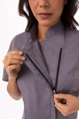 Miniatura 4 de Chef Works Abrigo de chef Springfield para mujer