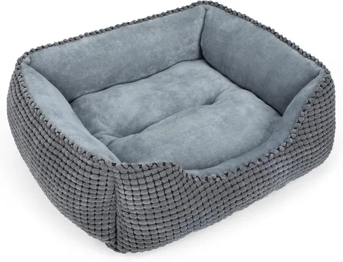 Miniatura 12 de MIXJOY Camas para Perros Pequeños, Camas para Gatos de Interior Lavables, Calmante para Mascotas Perro de Tamaño Pequeño, Camas Rectangulares Suaves