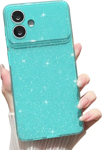 Miniatura 164 de MINSCOSE Compatible con Samsung Galaxy S22 Plus Case, Bonito Color Neón Brillante, con Purpurina Brillante Delgada Resistente a Golpes de Silicona
