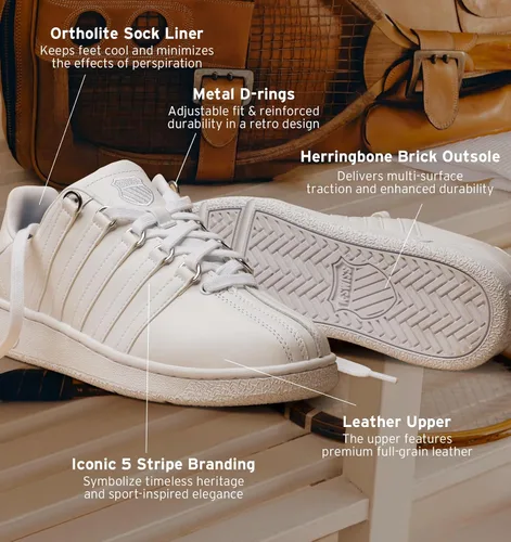 Miniatura 7 de K-Swiss Classic VN - Zapatillas de cuero para mujer