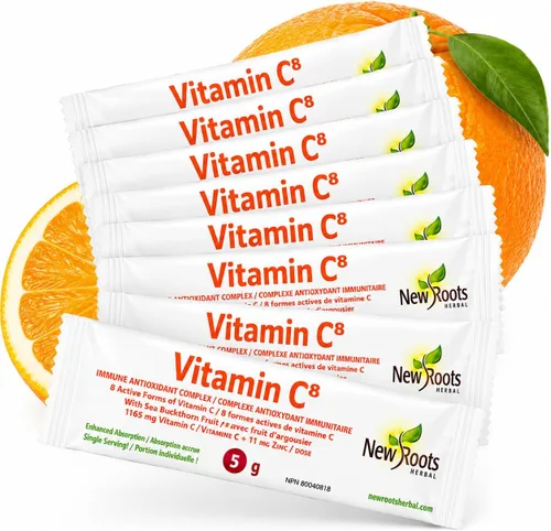 Miniatura 10 de Suplemento de vitamina C8 + zinc para una absorción más intensa (90 cápsulas) 527 mg por porción 8 fuentes tamponadas de vitamina C