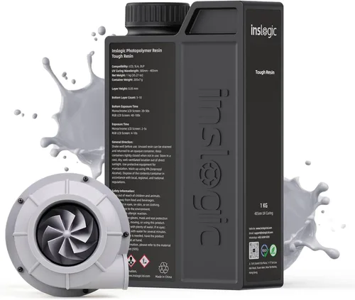 Miniatura 11 de Inslogic Modelo de Implante Dental 3D Impreso en Resina, Alta Precisión y Baja Contracción, Superficie Lisa, Resina de Curado UV de 405 nm