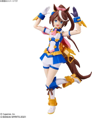 Miniatura 14 de Bandai 30MS Tokai Teio de Uma Musume Pretty Derby Kit de modelo de plástico