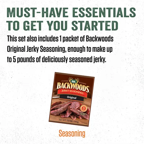 Miniatura 6 de LEM Products Pistola para Cecina con Boquillas, Sazonadores Backwoods, Plástico