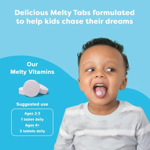 Miniatura 5 de Probióticos de Renzo para niños, probióticos solubles para la salud digestiva y el apoyo inmunológico, 60 pastillas derretidas con sabor a cereza