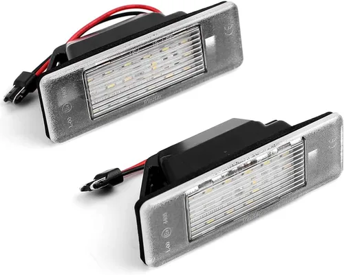 Miniatura 6 de 2 lámparas LED superbrillantes para matrícula compatibles con Nis-san X-TRAIL Qashqai Armada Primera P12 Ju-ke Pathfinder R51 Marzo NV200