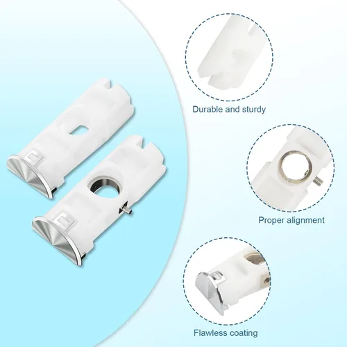 Miniatura 3 de DA61-07540A Versión mejorada para mango de refrigerador y congelador Samsung Kit de reemplazo para mango de puerta de congelador Samsung