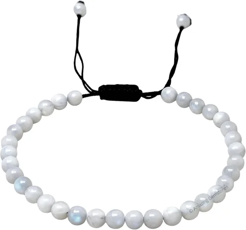 Miniatura 188 de Amazing Gemstone Crystal Anklet Ankle Bracelets for Women - Waterproof Beaded Healing Crystal Anklets, Plus Size Chakra Gemstone Bead Anklet