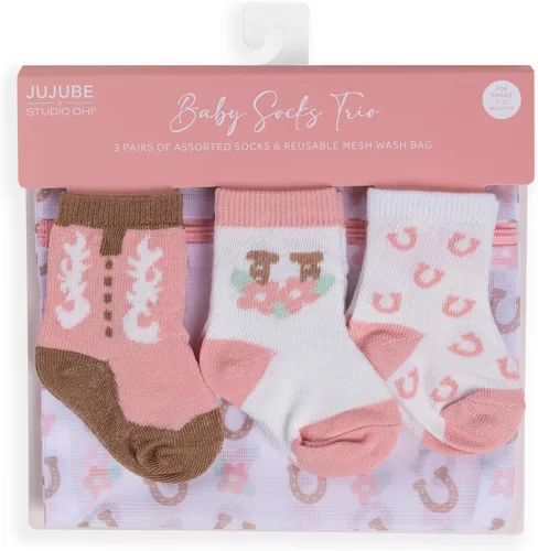 JuJuBe Calcetines a juego para mamá y bebé niño o niña, regalos de baby shower, artículos esenciales para recién nacidos
