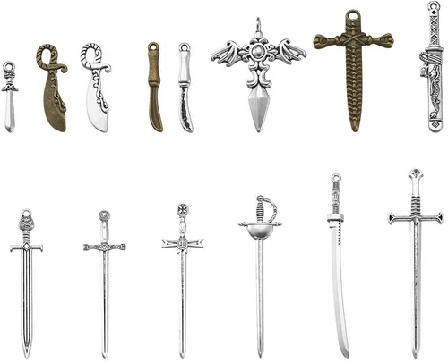 Miniatura 18 de Craftdady Colgantes de aleación de plata antigua estilo tibetano, bonitos dijes colgantes de metal, colgantes de animales vintage, dijes colgantes