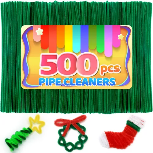Miniatura 7 de Iooleem 200 piezas de limpiadores de tubería marrones, tallos de chenilla, limpiadores de tubería para manualidades, manualidades con limpiadores