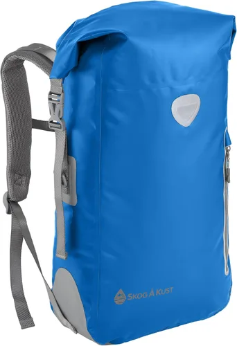 Miniatura 13 de Skog Å Kust BackSak Mochila impermeable de servicio pesado - Bolsa de equipo para deportes, viajes y más - Tamaños de 25 y 35 litros Gris
