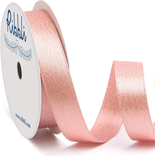 Miniatura 12 de Ribbli Cinta negra de doble cara, purpurina de lujo, 3/8 pulgadas x 10 yardas, cinta de boda para manualidades, envoltura de regalos y decoración