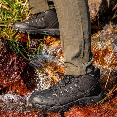 Miniatura 7 de SHULOOK Hiking Boots Men Waterproof Mid Boots Non-Slip LightWeight Comfortable