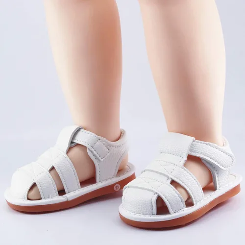 Miniatura 7 de WILLFUN Sandalias chirriantes de verano para bebé niño y niña, suela de goma de alta calidad, zapatos antideslizantes para niños pequeños primeros
