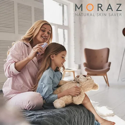 Miniatura 3 de Moraz Spray desenredante natural para niños con extracto de romero, espray desenredante para todo tipo de cabello, espray desenredante orgánico