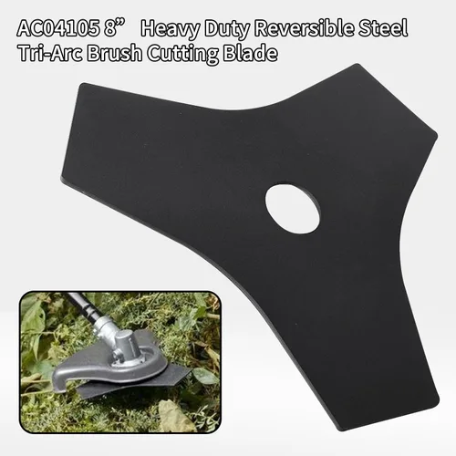 Miniatura 8 de AC04105 - Juego de 2 cuchillas de repuesto de acero reversible de 8 pulgadas para corte de cepillo Tri-Arc compatibles con Ryobi para Mdoels