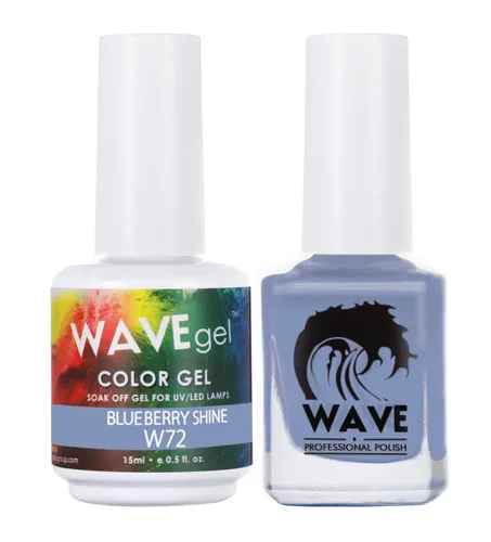 Miniatura 4 de WAVEGEL - Juego dúo de gel y esmalte de uñas a juego - Colección Simplicity - #P109 Blizzard I 0.5 onzas