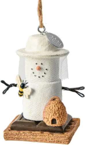 Idea de regalo para apicultores, regalos de abejas, adornos de Navidad de abeja y apicultor - Viene en caja de regalo por lo que está listo para