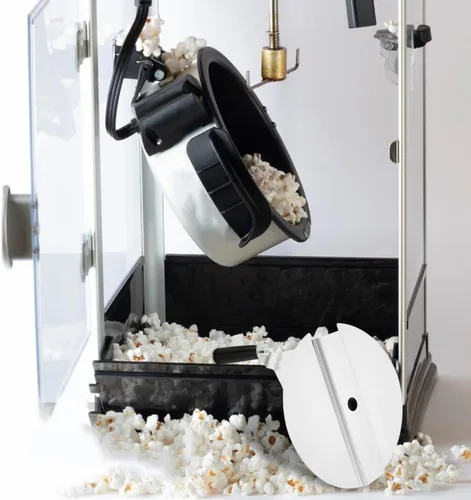 Miniatura 3 de Piezas de repuesto universales para máquina de palomitas de maíz, tapa de olla con mango de 9.84 x 8.18 x 2.75 pulgadas, accesorio comercial fácil