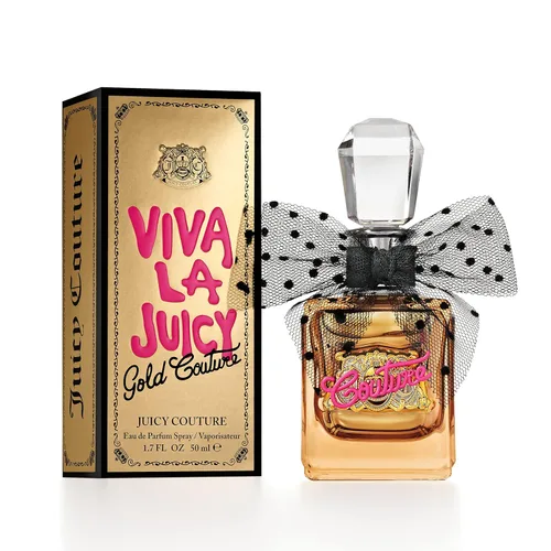 Miniatura 14 de Juicy Couture Viva La Juicy Gold Eau De Parfum, perfume para mujer con notas de bayas deliciosas, jazmín sambac y crema de vainilla, afrutado