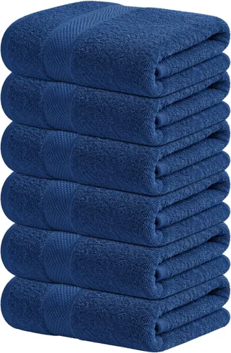 Miniatura 53 de Infinitee Xclusives Toallas de lujo para la ducha [13 x 13] – 100% algodón [paquete de 12], toallas faciales suaves y absorbentes para baño, Gris