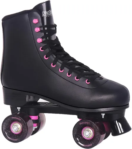 Nattork Patines de rodillos para mujeres, diversión al aire libre, patines de derby de moda para hombres, niñas, niños, patines para pistas cubiertas