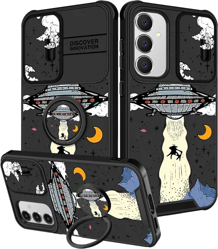 Miniatura 94 de Funda 2 en 1 para Samsung Galaxy Note 10 Plus con diseño de calavera para teléfono con diseño de esqueleto para yoga, fantasma, horror, con cubierta