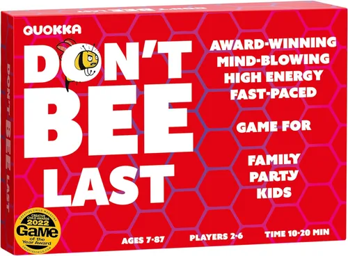 Miniatura 9 de QUOKKA Juegos de mesa familiares para niños de 8 a 12 años – Juego de fiesta para niños y adultos – Don't Bee Last – Edición global sin idiomas