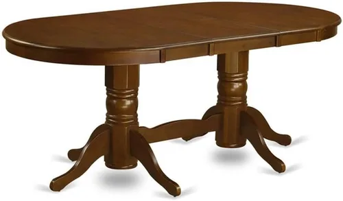 Miniatura 3 de East West Furniture VANC5-ESP-C - Juego de mesa de comedor de 5 piezas para 4 personas, incluye una mesa de cocina ovalada con hojas de mariposa y 4